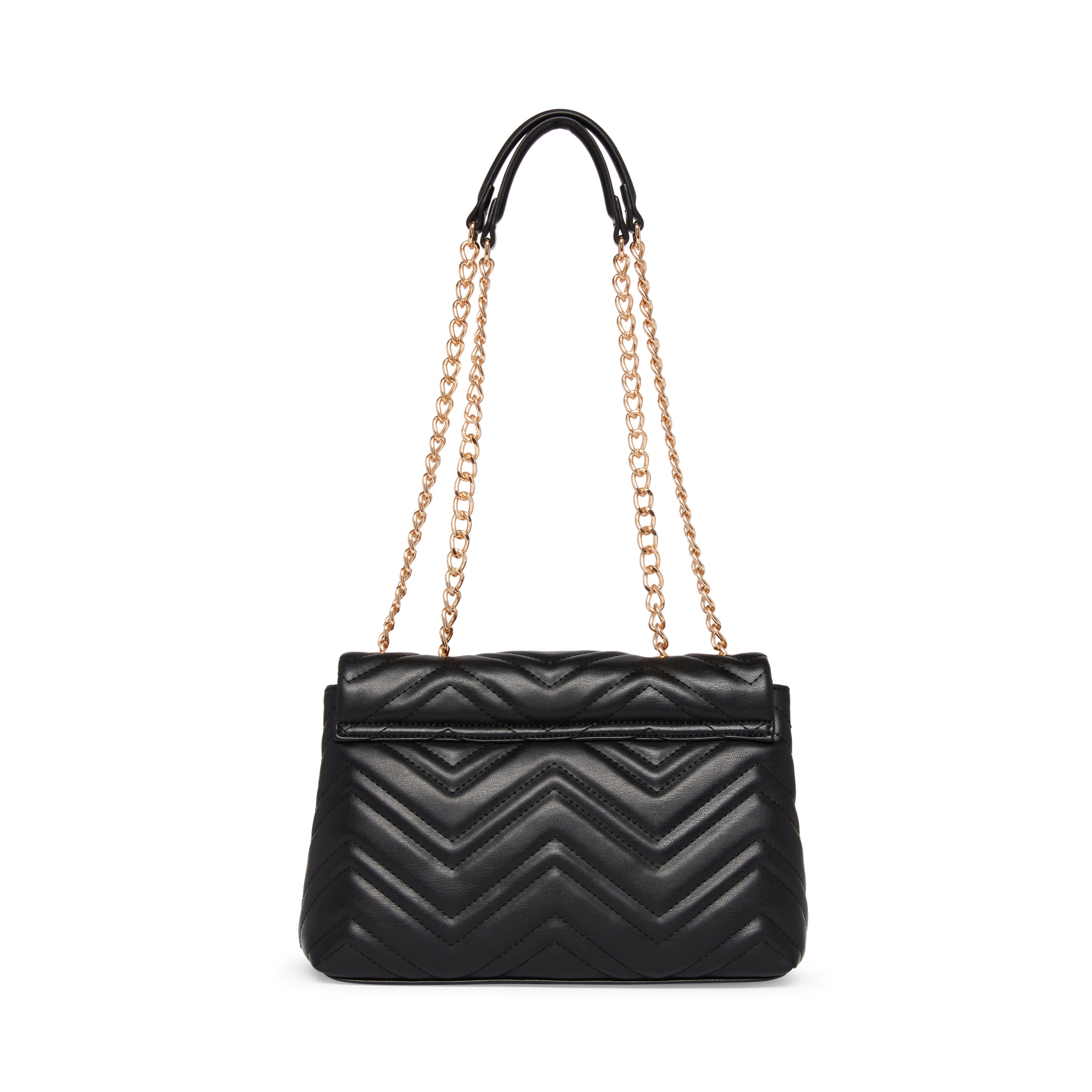 Anne Klein Quilt Convertible Turnlock Flap Crossbody Handbag