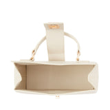 Anne Klein Modern Minimal Small AK Enamel Turnlock Crossbody Handbag
