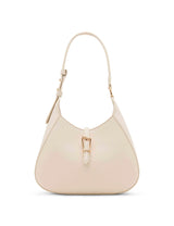 Anne Klein Sculpted Buckle Hobo Handbag