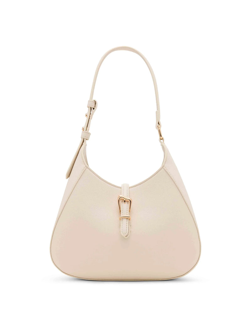 Anne Klein Sculpted Buckle Hobo Handbag