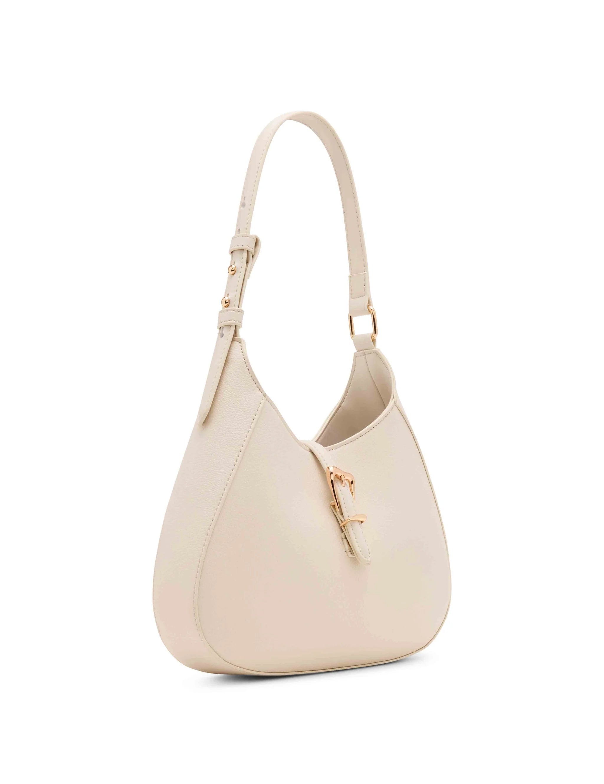 Anne Klein Sculpted Buckle Hobo Handbag