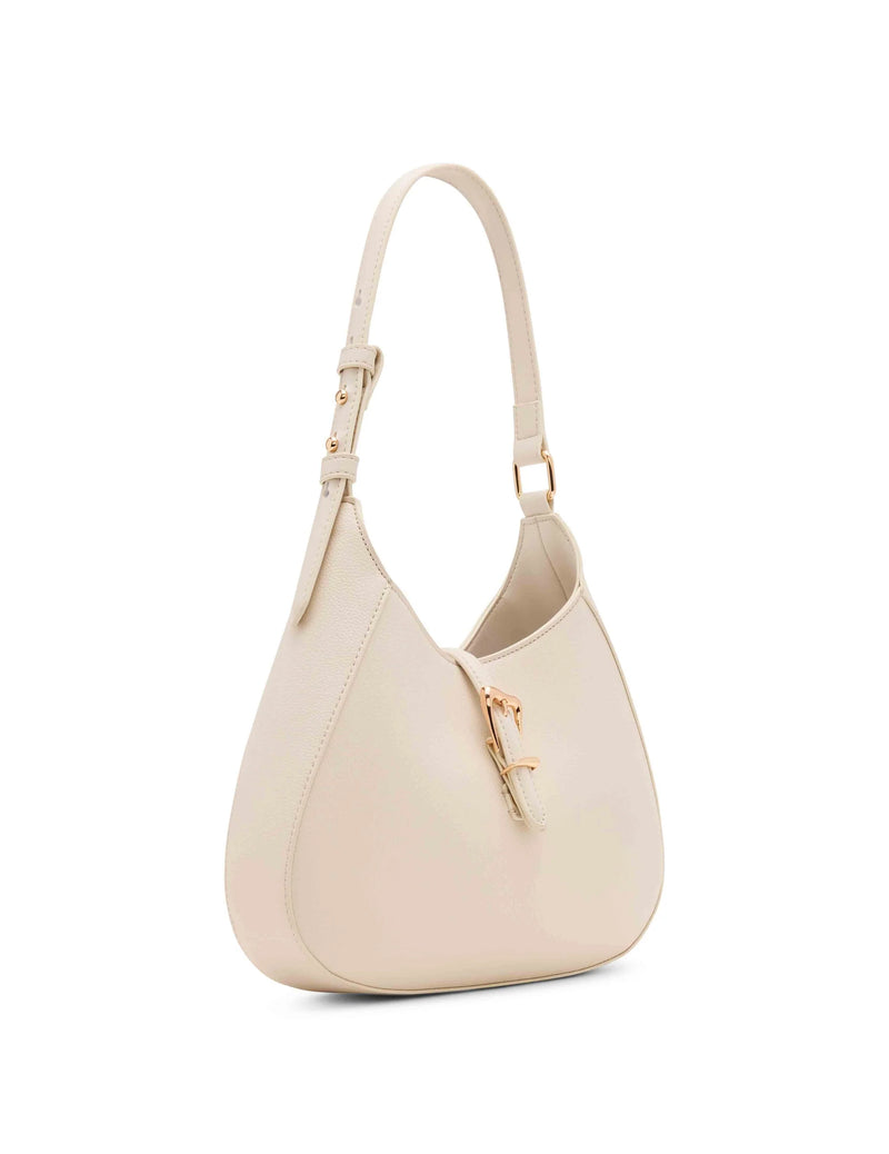 Anne Klein Sculpted Buckle Hobo Handbag