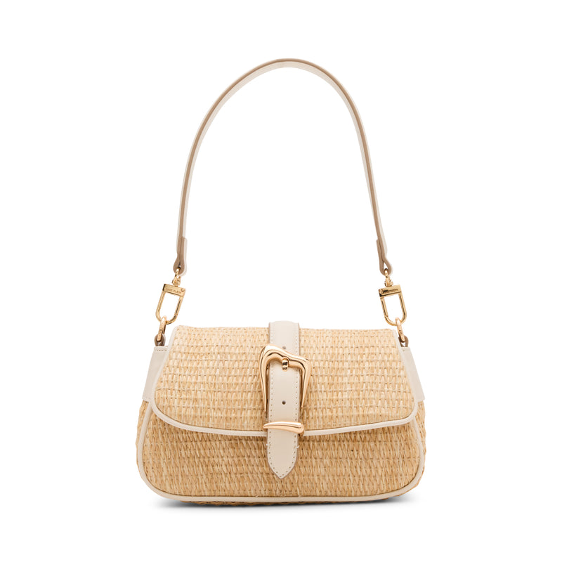 Anne Klein Sculpted Buckle Shoulder Handbag
