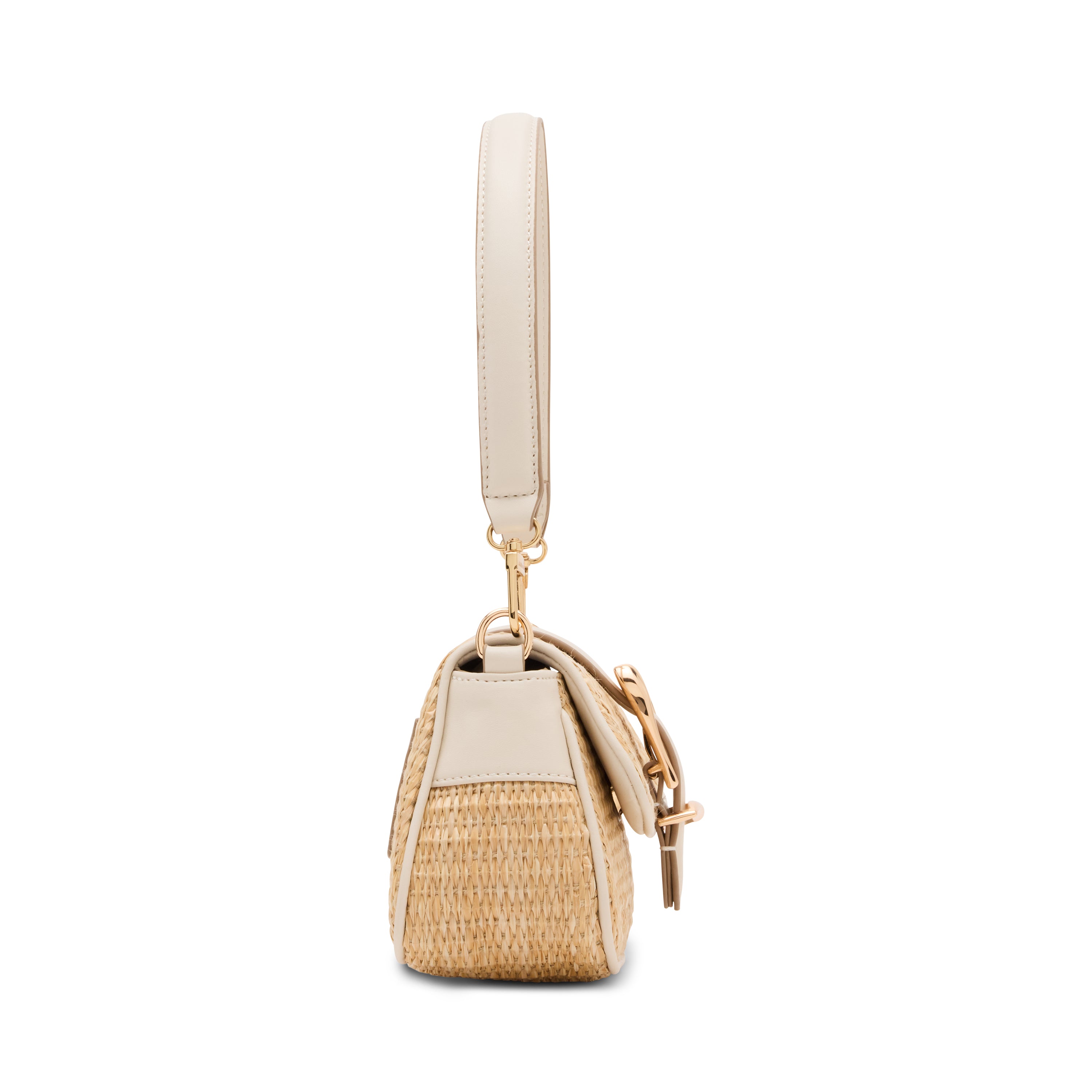Anne Klein Sculpted Buckle Shoulder Handbag