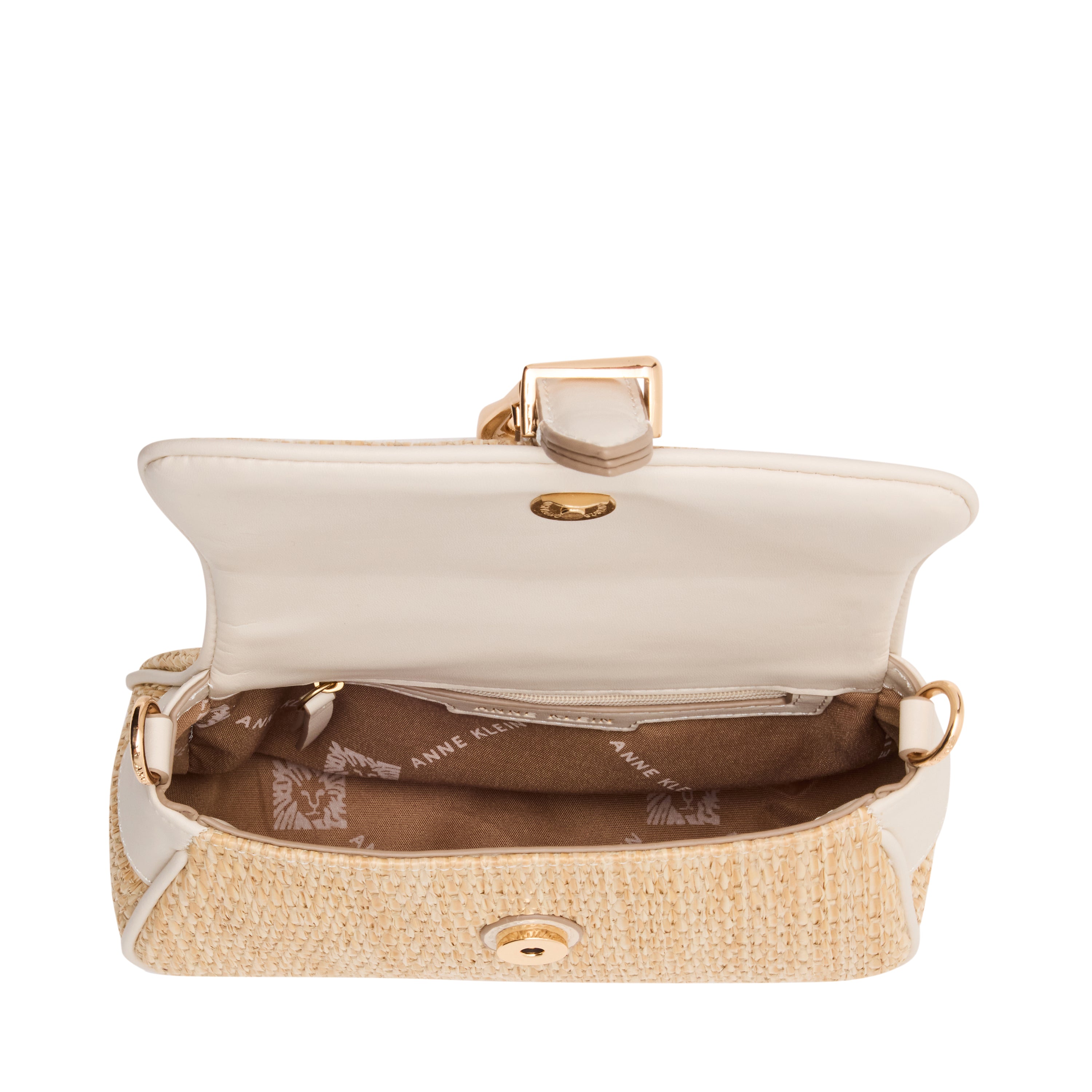 Anne Klein Sculpted Buckle Shoulder Handbag