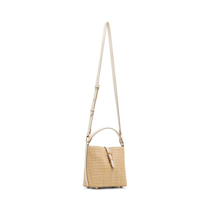 Anne Klein Small Sculpted Buckle Bucket Handbag