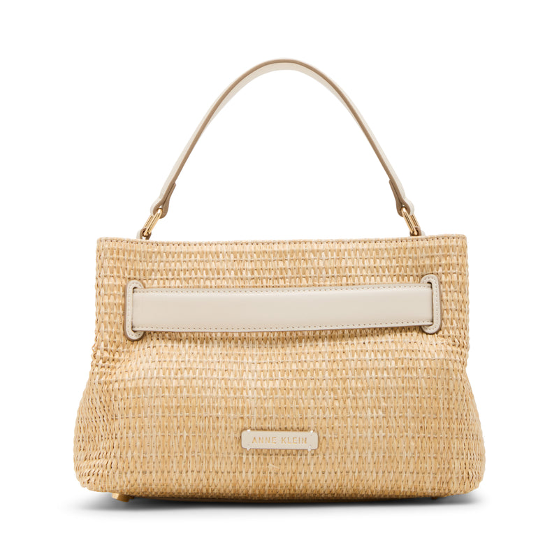 Anne Klein Belted Top Handle Satchel Handbag