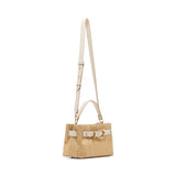 Anne Klein Belted Top Handle Satchel Handbag