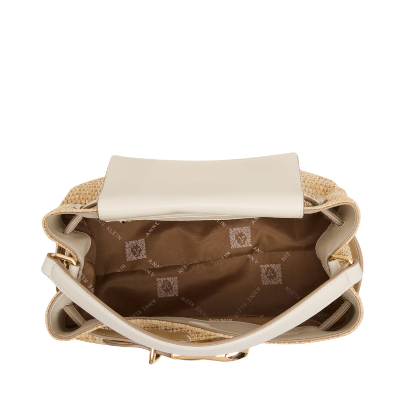 Anne Klein Belted Top Handle Satchel Handbag