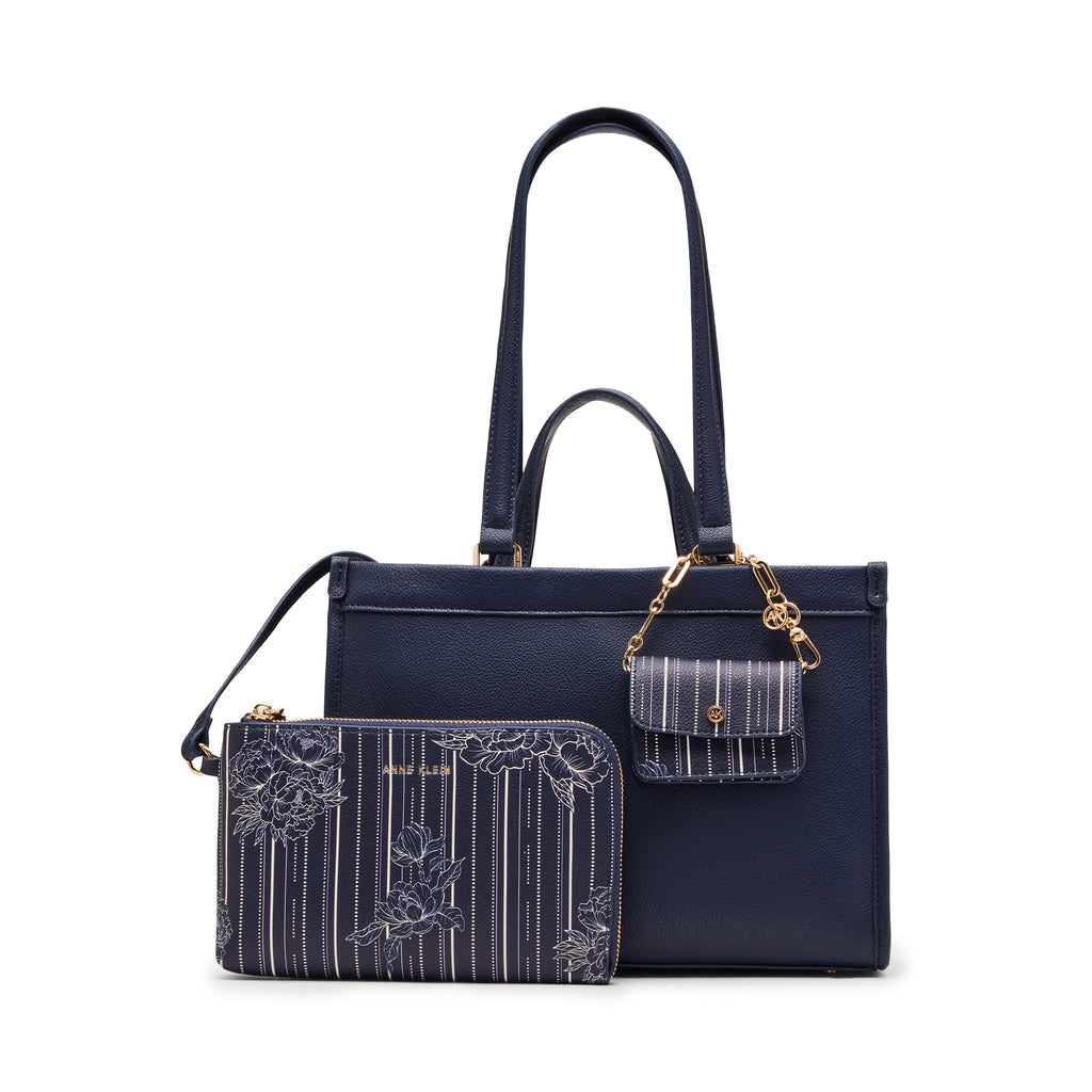 Anne Klein Double Handle Bonded Tote Handbag – ShopCGX