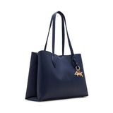 Anne Klein Double Compartment Tote Handbag with Pouch