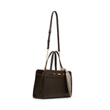 Anne Klein Triple Compartment Tote Handbag with Scarf