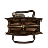 Anne Klein Triple Compartment Tote Handbag with Scarf