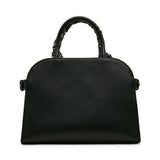 Anne Klein Rounded Scarf Handle Satchel Handbag with Detachable Strap