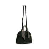Anne Klein Rounded Scarf Handle Satchel Handbag with Detachable Strap