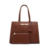 Anne Klein Large Turnlock Tote Handbag