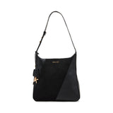Anne Klein Large Pebble Faux Suede Hobo Handbag