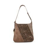 Anne Klein Faux Suede Hobo Handbag