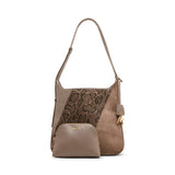 Anne Klein Faux Suede Hobo Handbag