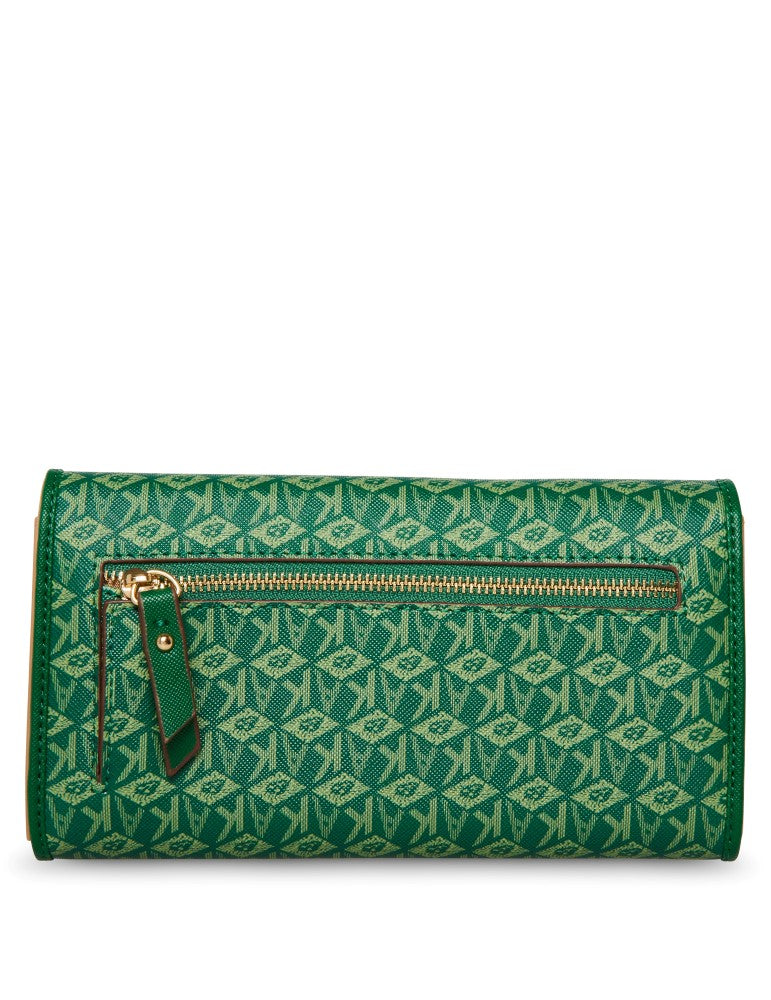 Anne Klein AK Cube Logo Flap Wallet