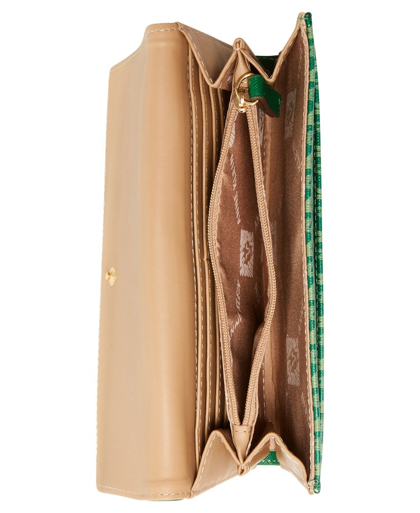 Anne Klein AK Cube Logo Flap Wallet