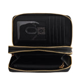 Anne Klein Double Zip Around Wallet with Charms