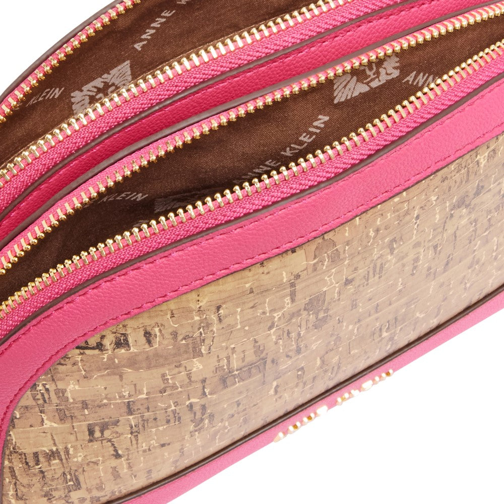 Anne Klein Triple Compartment Crossbody Handbag