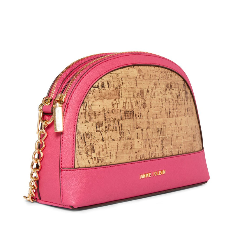 Anne Klein Triple Compartment Crossbody Handbag
