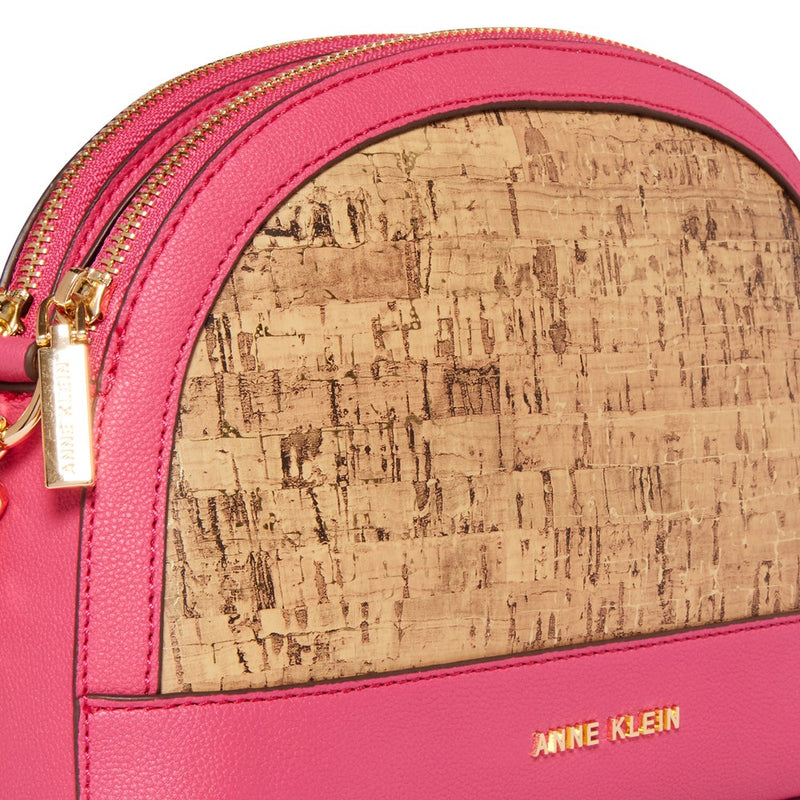 Anne Klein Triple Compartment Crossbody Handbag