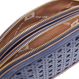 Anne Klein Triple Compartment Crossbody Handbag