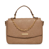 Anne Klein Embossed Flap Crossbody Satchel Handbag