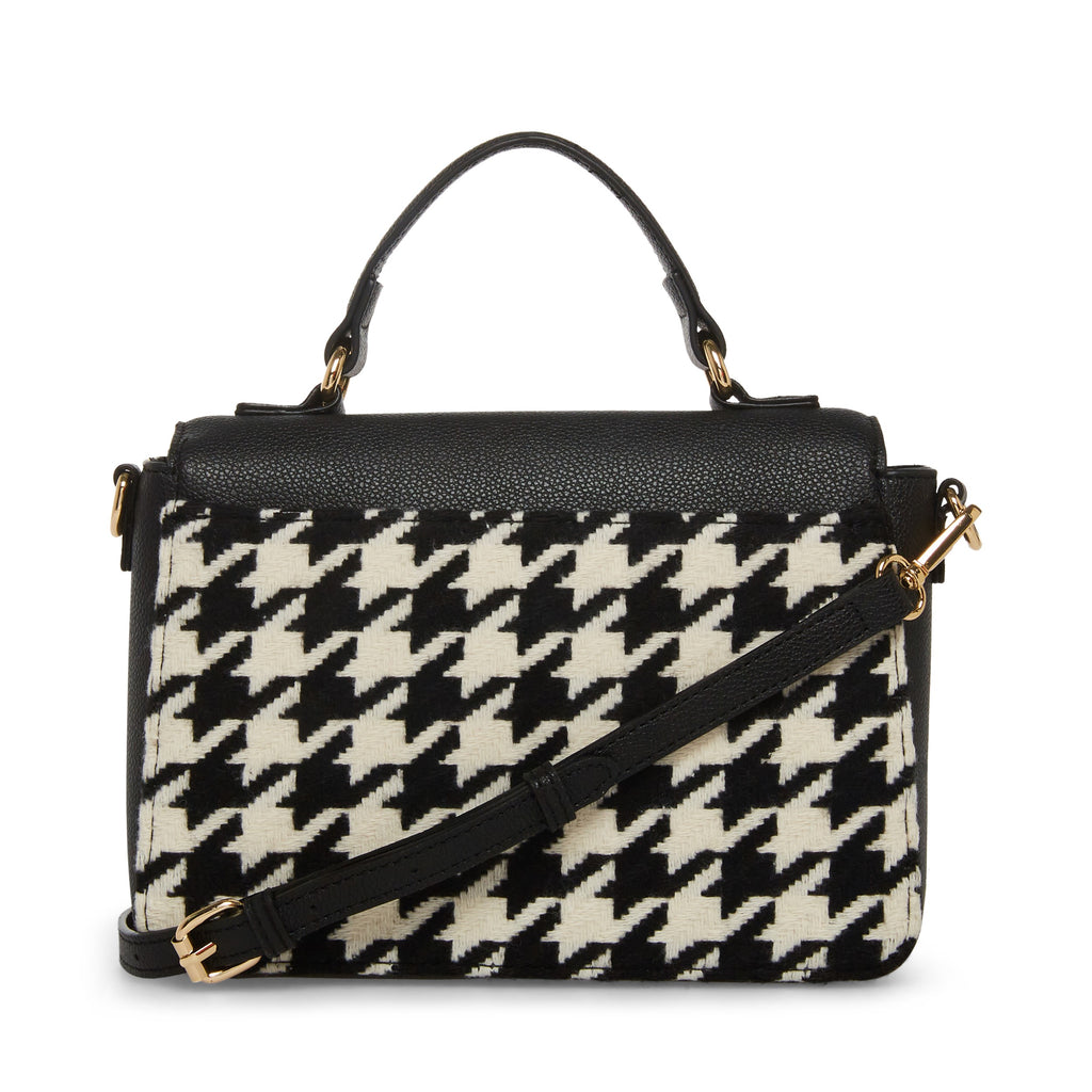 Anne Klein Houndstooth Flap Crossbody Satchel Handbag – ShopCGX