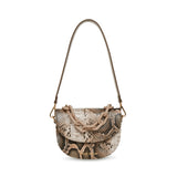 Anne Klein Resin Chain Mini Saddle Handbag