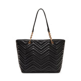 Anne Klein Quilt Chain Detail Tote Handbag