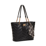 Anne Klein Quilt Chain Detail Tote Handbag