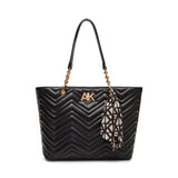 Anne Klein Quilt Chain Detail Tote Handbag