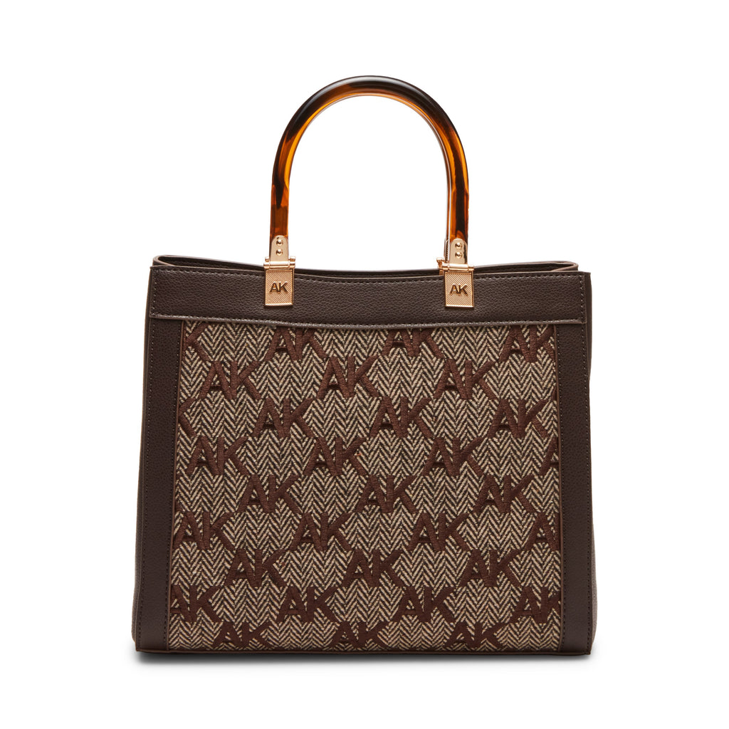 【AAKE】23FW★ A LABEL CANVAS BAG Anne Klein AK Embroidered Logo Satchel Handbag – ShopCGX