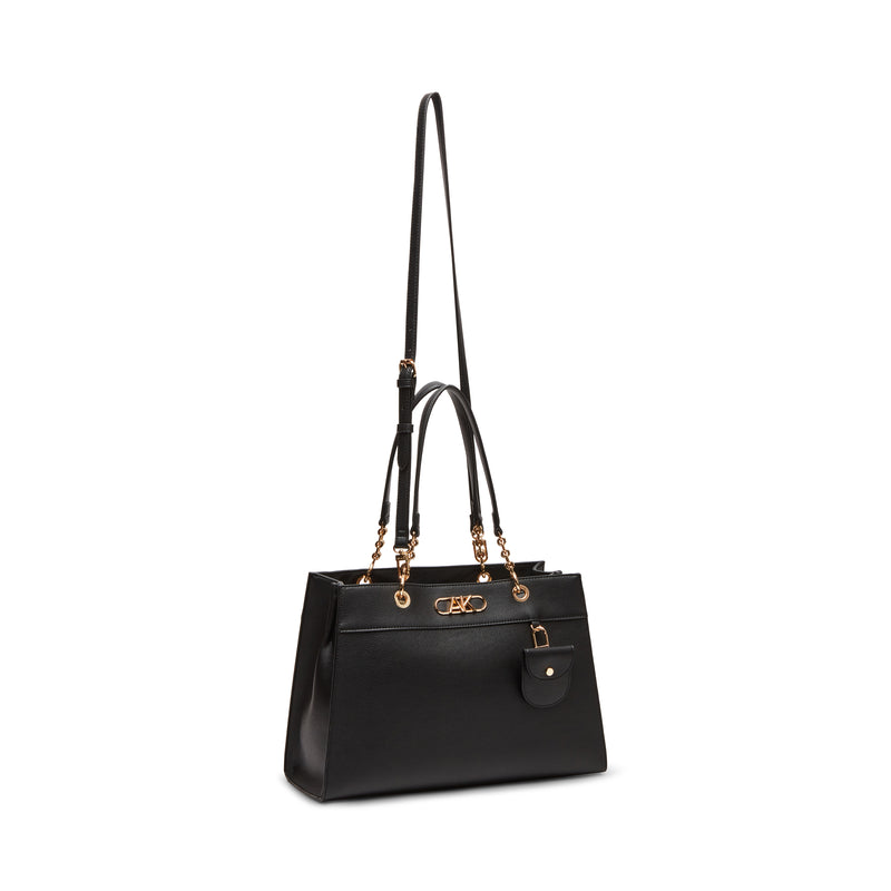 Anne Klein AK Bevel Logo Chain Detail Tote Handbag