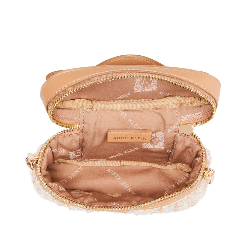 Anne Klein Mini Train Case Crossbody Handbag