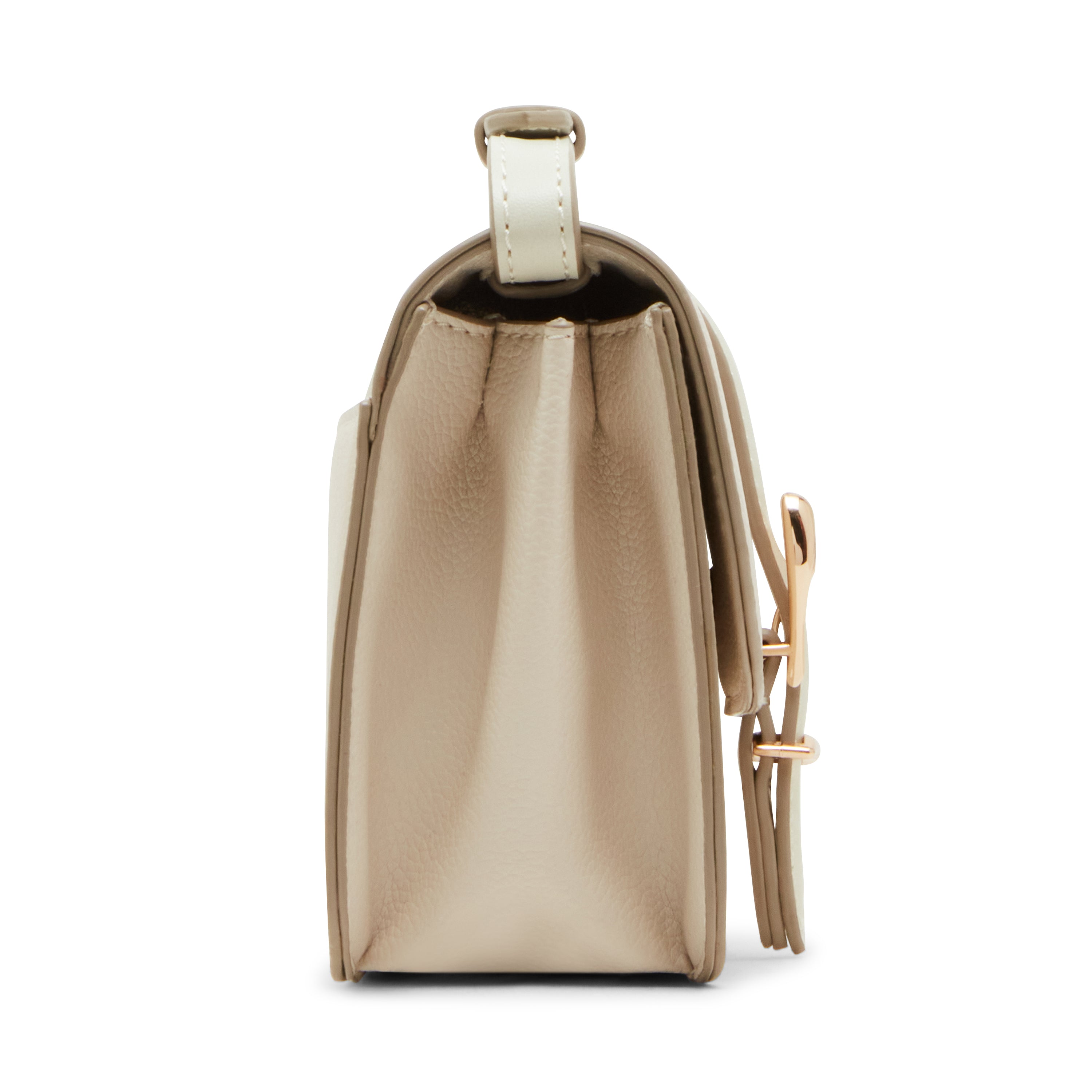 Anne Klein Sculpted Buckle Flap Crossbody Handbag