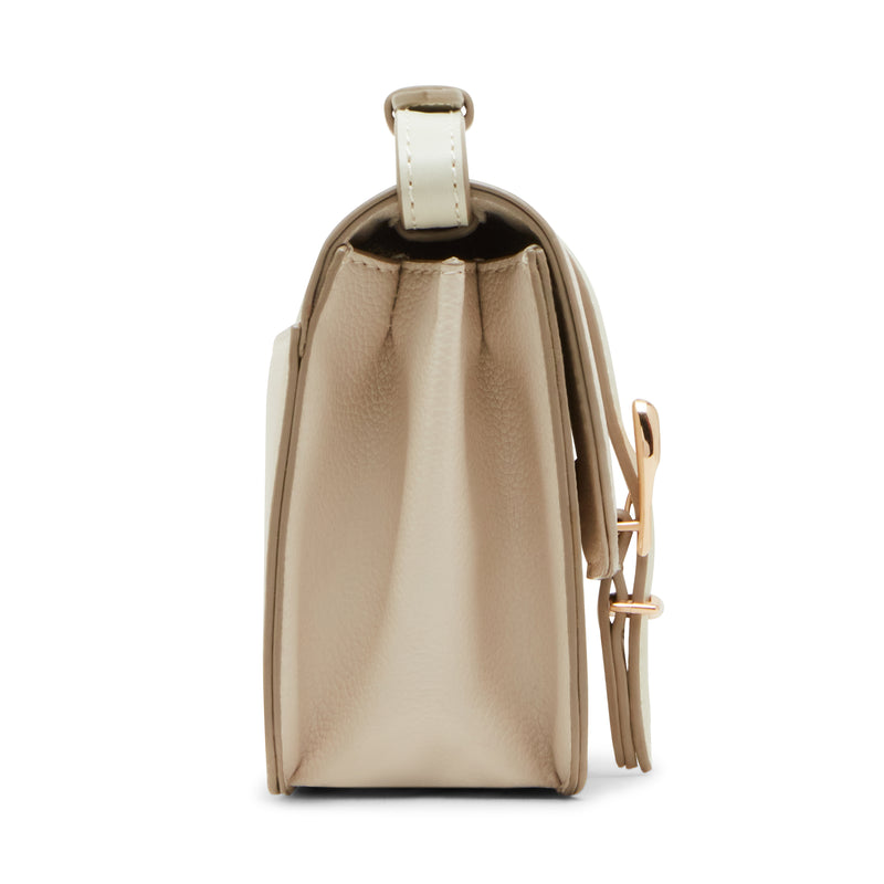 Anne Klein Sculpted Buckle Flap Crossbody Handbag