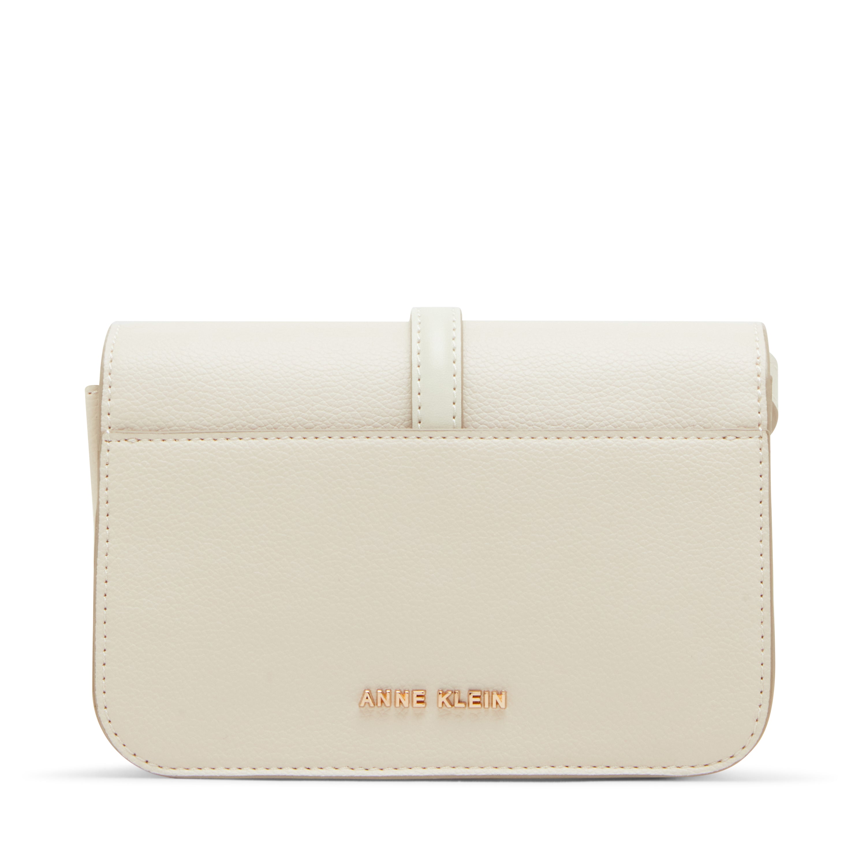 Anne Klein Sculpted Buckle Flap Crossbody Handbag