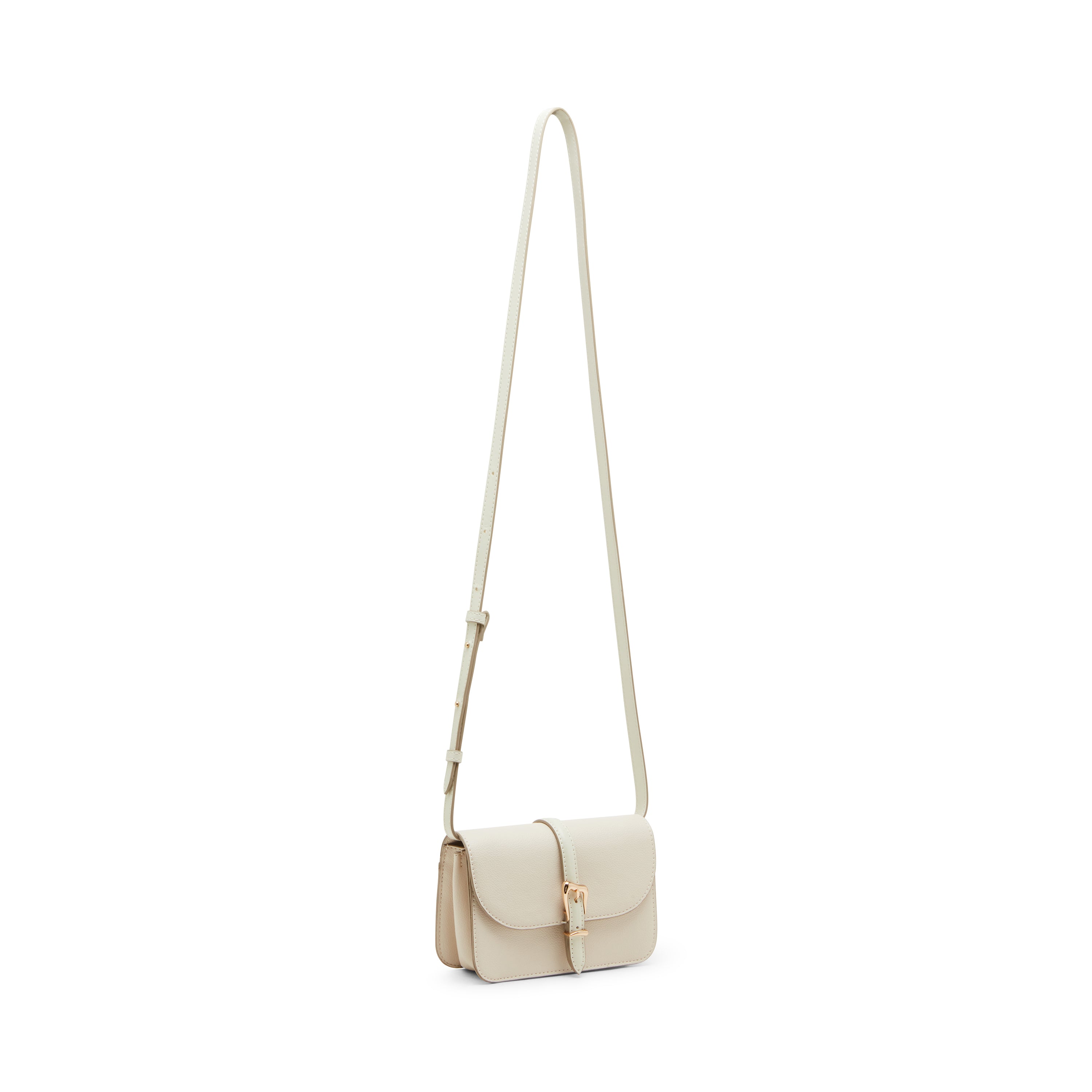 Anne Klein Sculpted Buckle Flap Crossbody Handbag