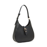 Anne Klein Sculpted Buckle Small Hobo Handbag