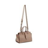 Anne Klein Sculpted Buckle Satchel Handbag