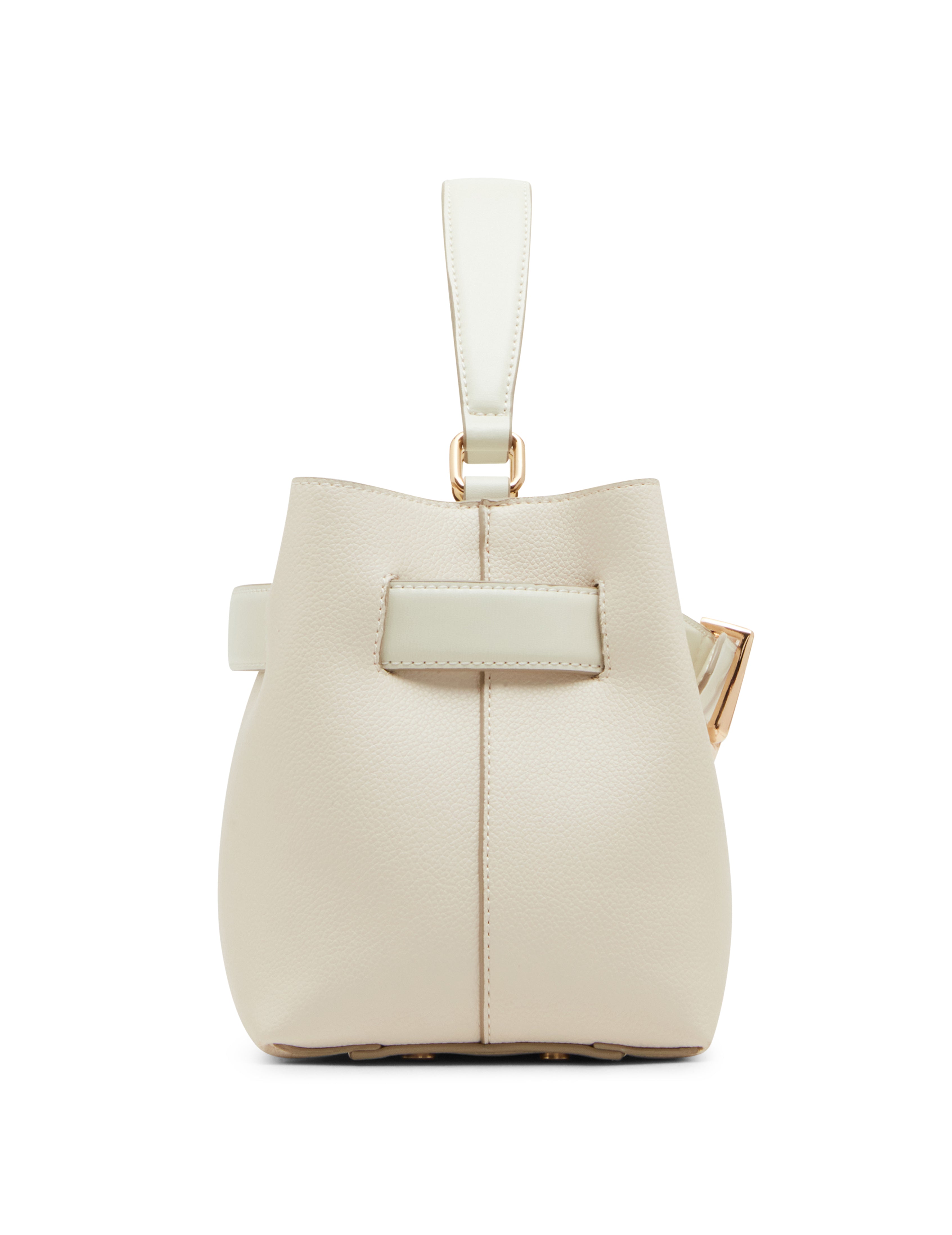 Anne Klein Sculpted Buckle Satchel Handbag