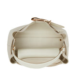 Anne Klein Sculpted Buckle Satchel Handbag