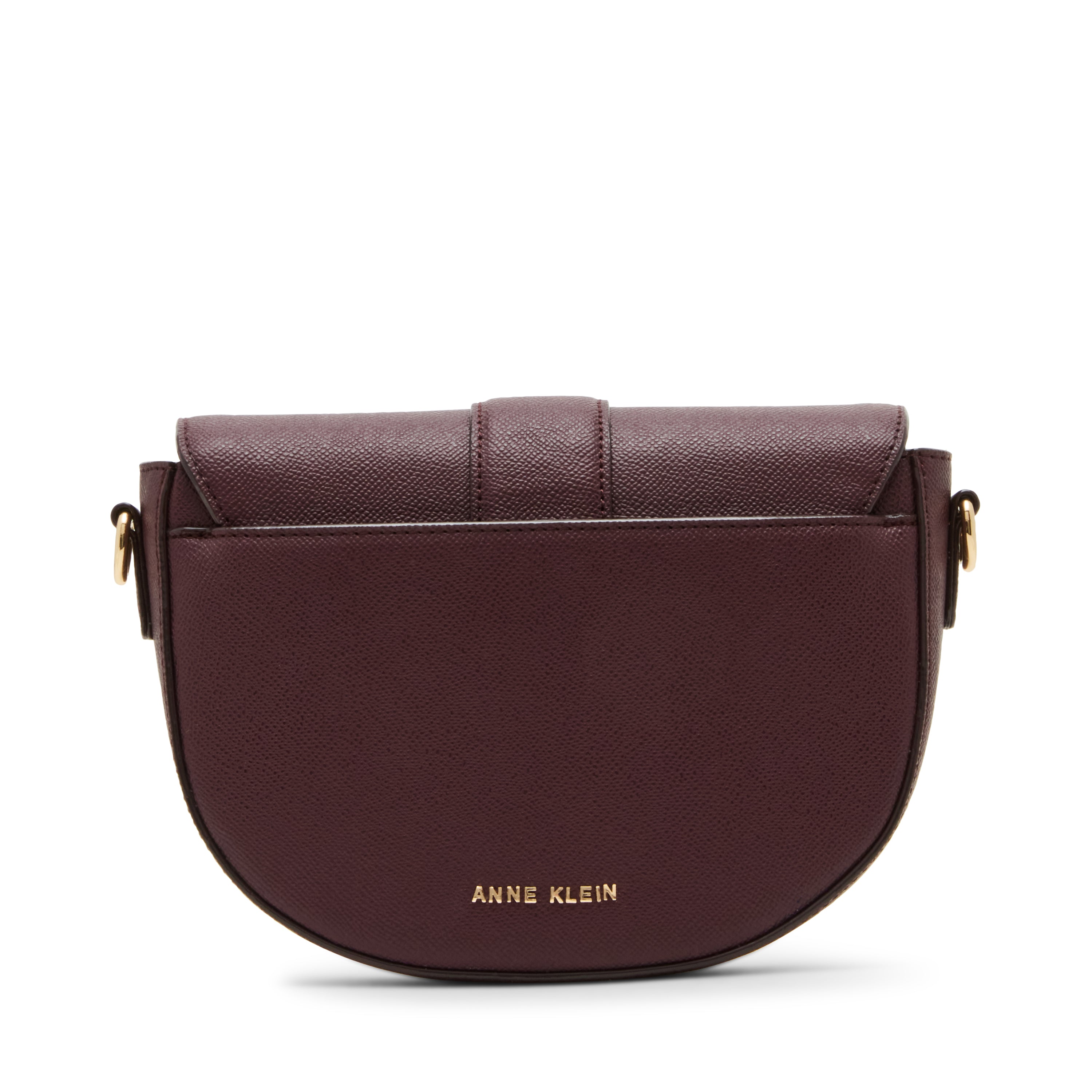 Anne Klein Covered Buckle Saddle Crossbody Handbag