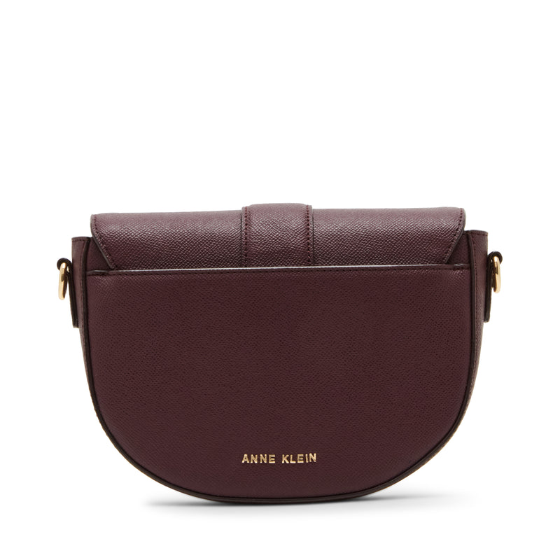 Anne Klein Covered Buckle Saddle Crossbody Handbag