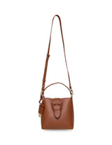 Anne Klein Convertible Small Sculpted Buckle Bucket Handbag